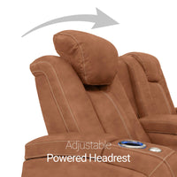 Seatcraft Republic Sofa & Loveseat Italian Leather, Powered Headrest, Power Recline