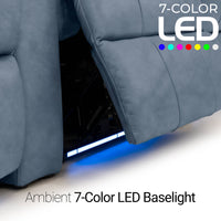 Monterey Chaise CoolZeroᵀᴹ Italian Leather Home Theater Seating