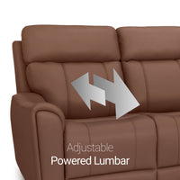 Trivanta HeatZeroᵀᴹ Italian Leather Home Theater Sofa
