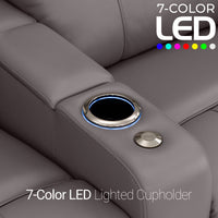 Monterey CoolZeroᵀᴹ Italian Leather Home Theater Seating