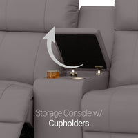 Seatcraft Octavius Big & Tall Home Theater Sofa & Loveseat