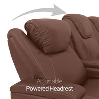 Pantheon Italian Leather Big & Tall Home Theater Seating