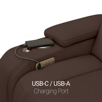 Endeavour HeatZeroᵀᴹ Italian Leather Home Theater Sofa