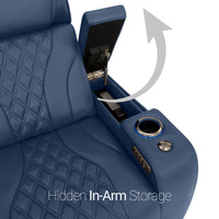 Armada LT HeatZeroᵀᴹ Italian Leather Home Theater Sofa & Loveseat