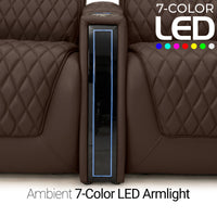 Apex CoolZeroᵀᴹ Console Table Italian Leather Home Theater Seats