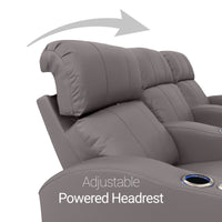 Napa Italian Leather Spacesaver Home Theater Seating