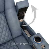 Anthem LT HeatZeroᵀᴹ Italian Leather Home Theater Sofa & Loveseat
