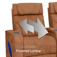 Luminis LT HeatZeroᵀᴹ Wedge Console Home Theater Seating