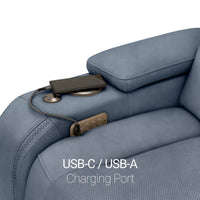 Endeavour HeatZeroᵀᴹ Italian Leather Home Theater Sofa & Loveseat