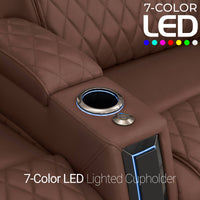 Apex Chaise CoolZeroᵀᴹ Italian Leather Home Theater Seating