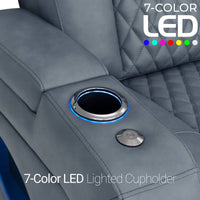 Anthem LT HeatZeroᵀᴹ Italian Leather Home Theater Sofa & Loveseat