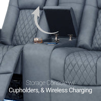 Anthem LT HeatZeroᵀᴹ Italian Leather Home Theater Sofa & Loveseat