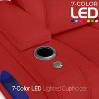 Endeavour HeatZeroᵀᴹ Italian Leather Home Theater Sofa & Loveseat