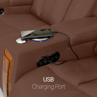Monaco Italian Leather Home Theater Seating