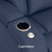 Seatcraft Republic Sofa & Loveseat Italian Leather, Powered Headrest, Power Recline