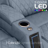 Apex Chaise CoolZeroᵀᴹ Italian Leather Home Theater Seating