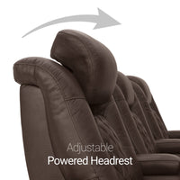 Diamante Chaise CoolZeroᵀᴹ Italian Leather Home Theater Seating