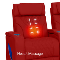 Luminis LT HeatZeroᵀᴹ Wedge Console Home Theater Seating