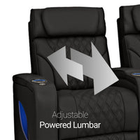 Luminis Zero Gravity Home Theater Seating with Heat & Massage