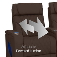 Luminis Zero Gravity Home Theater Seating with Heat & Massage