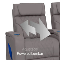 Luminis Zero Gravity Home Theater Seating with Heat & Massage