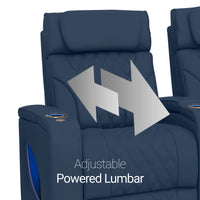 Luminis Zero Gravity Home Theater Seating with Heat & Massage