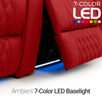 Luminis Zero Gravity Home Theater Seating with Heat & Massage