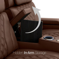 Luminis Zero Gravity Home Theater Seating with Heat & Massage