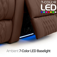 Luminis Zero Gravity Home Theater Seating with Heat & Massage