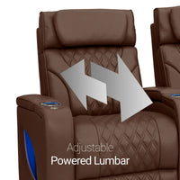 Luminis Zero Gravity Home Theater Seating with Heat & Massage