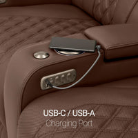 Luminis Zero Gravity Home Theater Seating with Heat & Massage