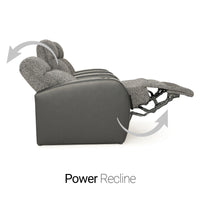 Rialto Italian Leather & Fabric Home Theater Seating