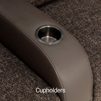 Rialto Italian Leather & Fabric Home Theater Seating