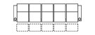 Row of 5 Sofa 138.0"
