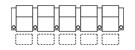 Row of 5 Standard 164.0"