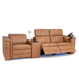 Solis FX Flip-Up Headrest Console Home Theater Seating