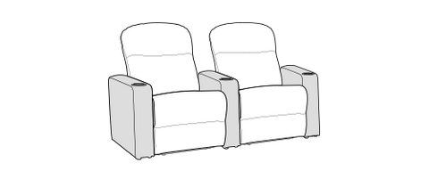 Row of 2 Standard 67.5"
