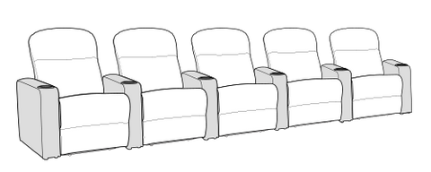 Row of 5 Standard 159.0"